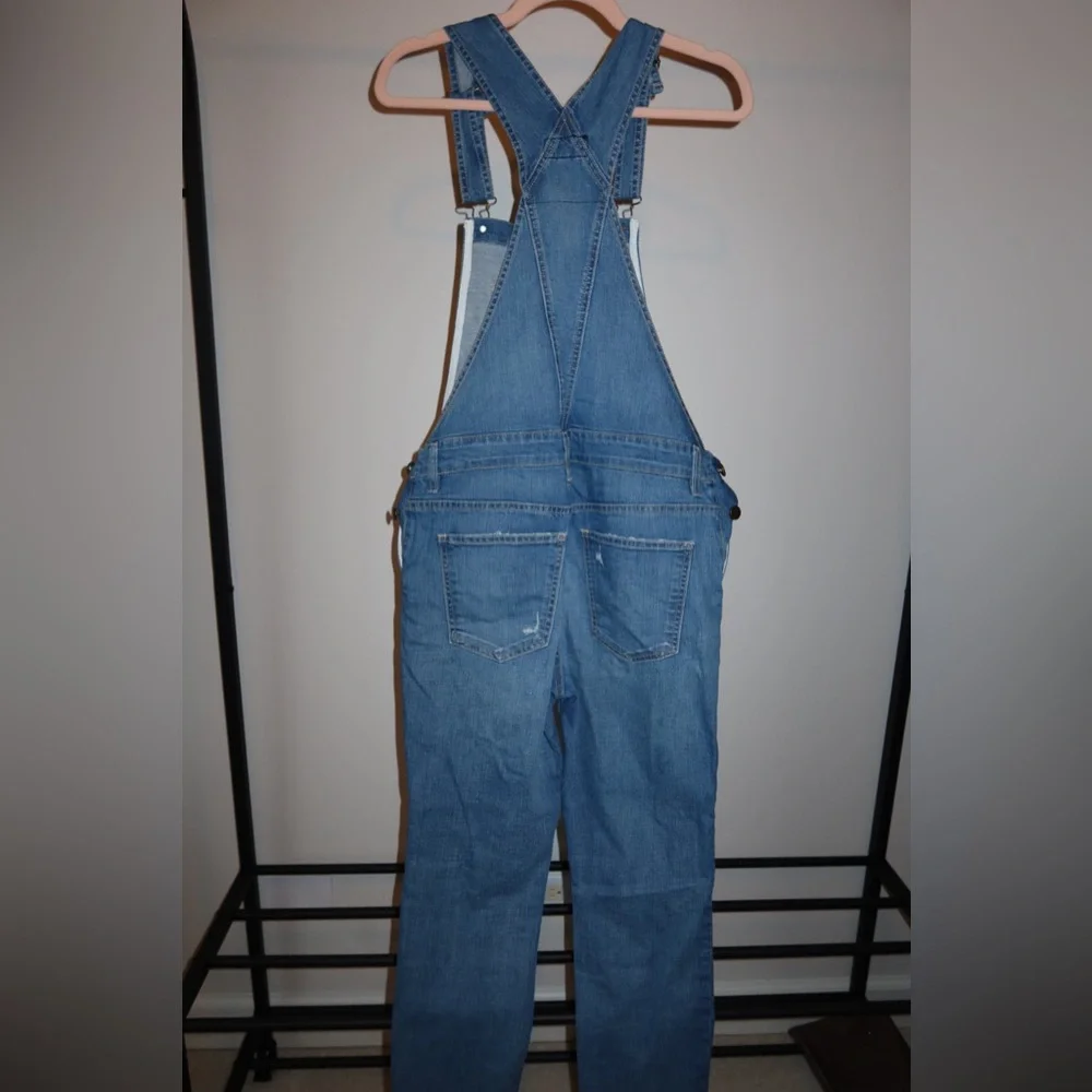 Current Elliott Charley Denim Overall - Like New - Size 2 fits like a 6-8. - Picture 3 of 3